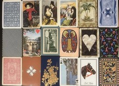 Mixed Lot Of 60 Single Swap Playing Cards Majority Vintage Craft Collecting