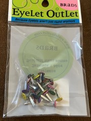 Eyelet Outlet Brads Lot of NEW 6 packs Card Making Scrapbooking Cats Hats Shoes