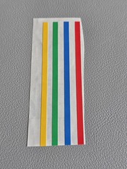 Vintage Mrs. Grossman’s Colorful Skinny Lines Sticker Strip