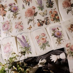 Fairy Rub-on Transfer Stickers 2 Sheets Use for Fabric Paper Wood Chips DIY