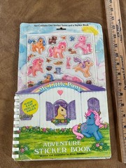 Rare My Little Pony G1 Adventure Sticker Book w/ stickers – Vintage MLP 1983