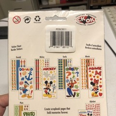 SandyLion Disney Stickers Mickey Castle Dumbo Train Parade Tinkerbell Acid Free