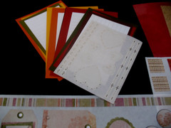 Lot Stickers, Gazebo, Beige Mini ABC&Monograms, Earthtones& Autumn Photomats