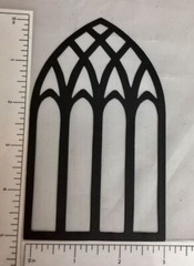 Tim Holtz Die Cuts * Cathedral Window * Set of 12 * Black or White Cardstock