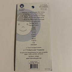 Bottle Caps Li’l Davis Designs Scrapbooking Embellishment Sealed pack (B-5)