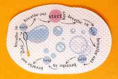 textured breathing bubbles sticker