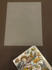 Vintage Unicorn Stickers 80’s Prisms + Rare Foiled Illuminations Fantasies Sheet