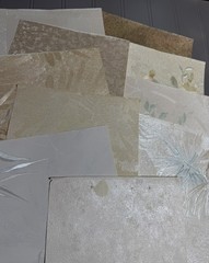 Vtge Textured Wallpaper Samples from Sample Book (10 Pieces) Set 15
