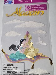 New, Disney, EK Jolee’s Dimensional Sticker, «Aladdin & Jasmine» Flying Carpet