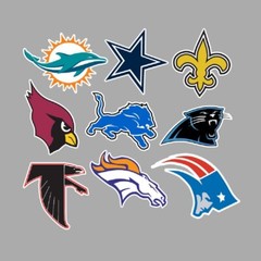 NFL Football Sticker Vinyl Decal NFL Football FL Sports Teams Pack Lot 32pcs New