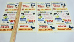 4 SandyLion Disney Phrase Sheet Theme Park DSCB43 Stickers