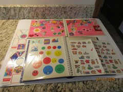 Vintage 1980’s Sticker Albums Books Lot Of 7 SW, GI Joe, Care Bears, Puffy, CP