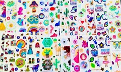 199+ Stickers Cute Kawaii Bundle Animals Pets Food Smile Faces Stars hearts bulk