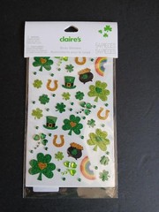 Claire’s – St Patty’s Day Sticker Set – 54 pieces each – Lot of 12 – Party