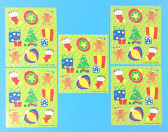 Carson Dellosa Holiday Christmas Mini Sticker Sheets Lot Of 5