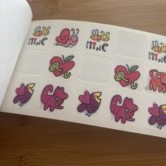 Vtg Color Clings Paper Magic Valentines Stickers Book Love Hearts Animals