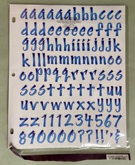 Lot of 26 Sheets Alphabet Stickers Sticko, MAMBI, NRN, K & Company New!