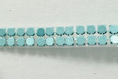 RECOLLECTIONS SCRAPBOOKING MESH ON A ROLL / BLUE / 18 INCHES
