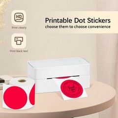 3 X 3 Inch Round Thermal Labels Circle Color Coding Labels Printable Waterpro…