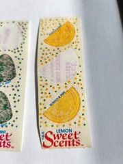 Lot of SNS Sweet Scents Stickers – lemon, spearmint, chocolate – smells great!!