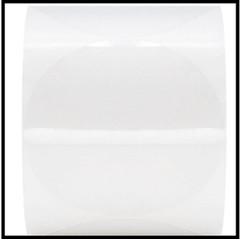 Hybsk Clear Seal Sticker Labels 2 inch Round Circle Wafer Stickers/Labels (2 inc