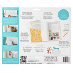 DIY Sticky Folio for Custom Stickers – Yellow Craft Organizer & Storage Solution