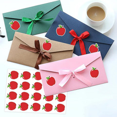 600 PCS Apple Shape Stickers for Kids Crafts, Red Apple Stickers for Teachers Re