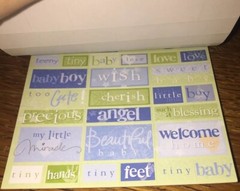 Deja Views Baby Boy 268 Stickers Tablet Blessing Miracle Scrapbook Infant POS-25