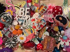 MYSTERY BAG. Craft Scoop. Junk Journal Supplies. Mixed Media. Collage Supplies.