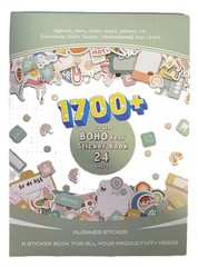 6″ x 8″ Planner Sticker Books – Set of (2) Books each w/ 1700+ Stickers