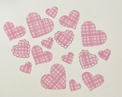 450+ Super Fun Heart Die Cuts Mixed Pink Pack Valentines Embellishment/Ephemera