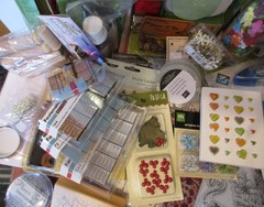 New Large Scrapbooking Supplies Lot Tools Tape Stickers Paper Embellishments