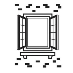 #162 Darice Embossing Folder Essentials » WINDOW SHUTTER » #1219-409