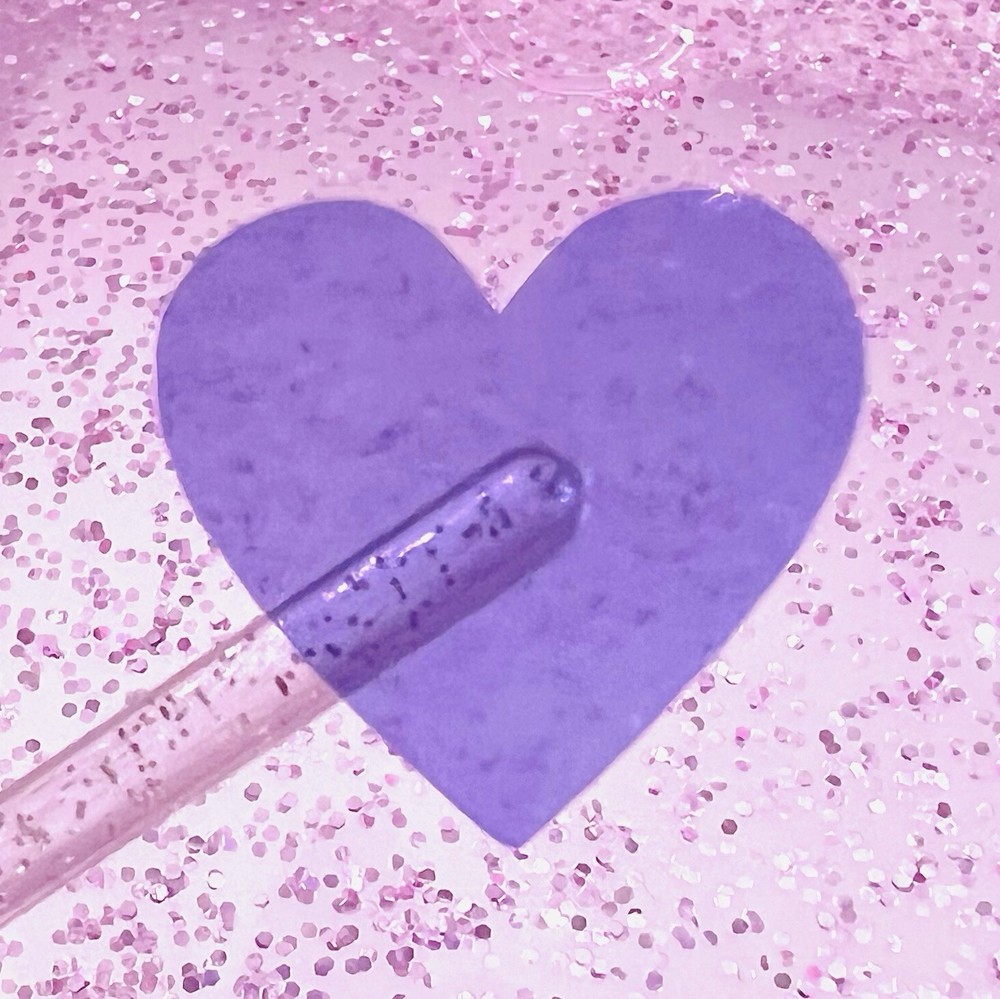 Clear Heart Stickers! – 0.25 to 4 inch – Pink or Purple See Through, Transparent