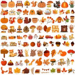 JULBEAR 200 Pcs Fall Autumn Leaf Stickers for Water Bottle | Cute Stickers, W…