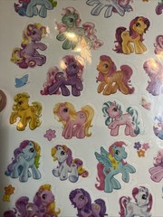 Sandylion My Little Pony stickers 2 Sheets 2005 Hasbro Out Of Print Brand New