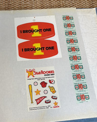 Vintage Sticker Collection Binder Fair Condition Holographic 80s 90s Nostalgia