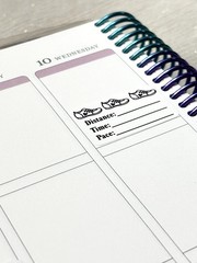 kcpearls creates Run Walk Tracker Stickers For Planners Calendars Journals Mi…