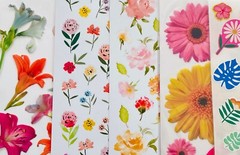 199+ Stickers themed Birds Spring meadow plants insects sunshine rainbow bloom