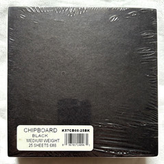 6″x6″ Black Chipboard & Cork Sheets Scrapbooking Paper Crafts Mixed Media Thick