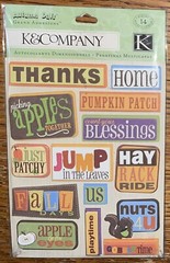 K&Company Autumn Day Picking Apples Together Pumpkin Patch Fall Blessing Home 3D