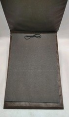 VTG Ecuador Hand Tooled Leather Photo Album Scrapbook 12×9 Landscape Scene
