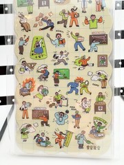 Mini Seal Stickers Sheet Mind Wave 82695 Komikaru Life Sticker School