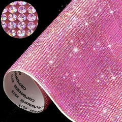 Creative Bling Rhinestone Sheet 9.4×7.9 – 12000 High-Density Decals for Women