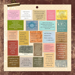 300 PCS Vintage Bible Verse Stickers, Typewriter Style Christian Stickers, Inspi