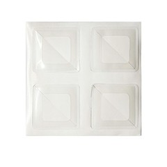 1.25″ Slimline Polypropylene Mounting Corners. Pack of 72. Self Adhesive, Pre…