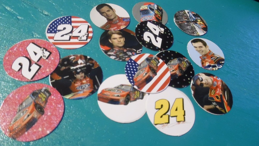 Pre Cut One Inch Bottle Cap Images