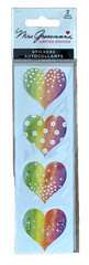 Ltd. Edition and Rare Mrs Grossman’s Brilliant Watercolor HEARTS ~2 Sheets! NIP!