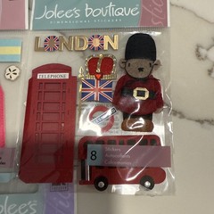 Jolee’s Stickopotamus Destination London, Mexico, Italy Journaling New