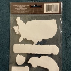 Reflections Signature Dimensional Stickers Vacation Travel Road Trip Scrapbook N